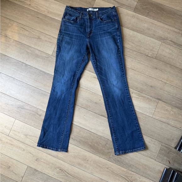Levi's 515 Blue Boot Cut Jeans Size 8 - Picture 1 of 9